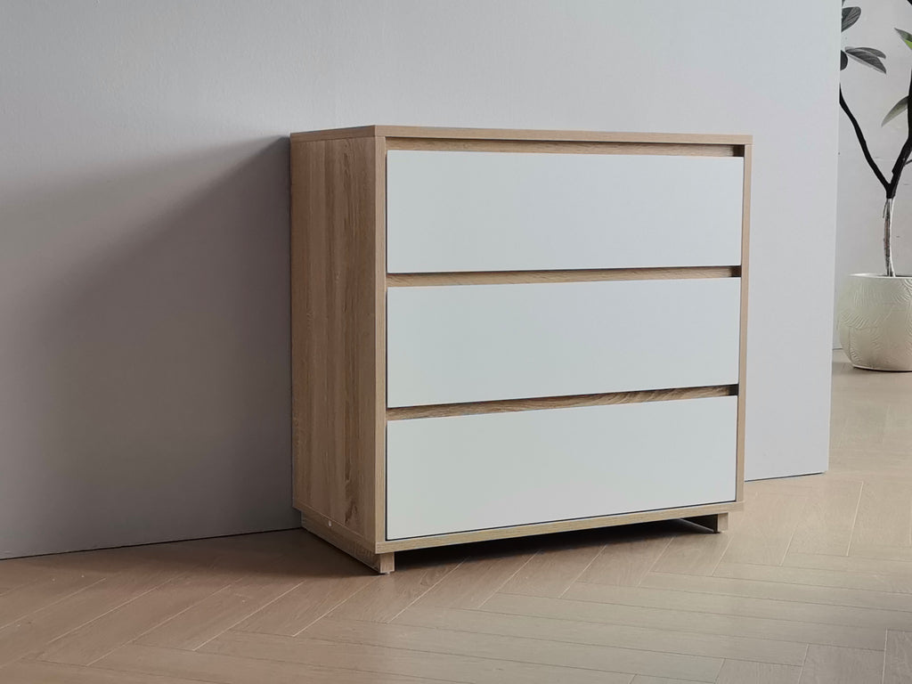 Miro White King Single Mid Sleeper with Pull-Out Desk & Storage