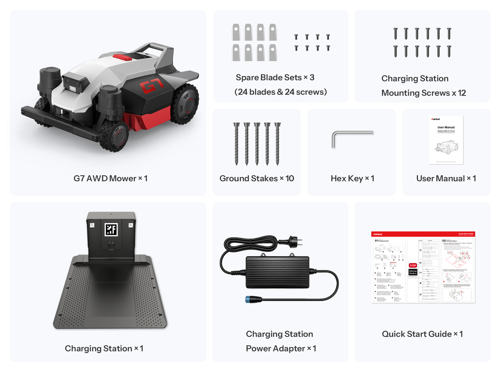 Rokibot G7 AWD Robotic Lawn Mower