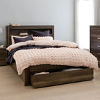 Lune Charcoal 3 Drawer Storage Bed Frame with LED Light & USB Charging