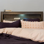 Lune Charcoal 3 Drawer Storage Bed Frame with LED Light & USB Charging