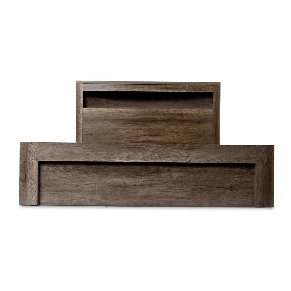 Lune Charcoal 3 Drawer Storage Bed Frame with LED Light & USB Charging